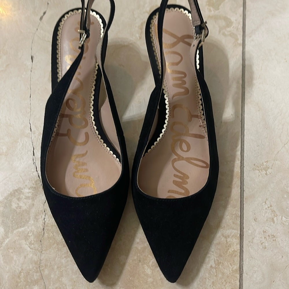 Sam Edelman Classic Black Pointed Heels